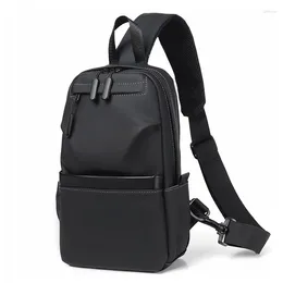 Zaino Cross Men Sling Body Borsa a tracolla per motociclista Viaggio Impermeabile Oxford Male Side Messenger