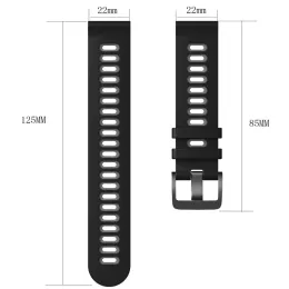 20 22mm Silicone Smart Watch Band för Colmi M41 M42 I31 I30 Beltarmband C81 C61 C60 C80 Rem för Colmi P8/P28 Plus Watchbandband