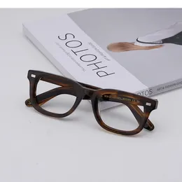 Montature per occhiali da sole Design di alta qualità Occhiali da vista rettangolari in acetato Occhiali Moda Klutz Montatura per occhiali Uomo Donna Prescrizione