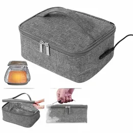 Изолированная сумка для обеда Электрическая термосумка для обеда USB-мешок с подогревом Портативная еда Wr Box Путешествия Туризм Открытый Cam Lunch A6CY #