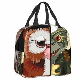 Two-faced Gremlins Thermal Insulated Lunch Bag Damen Mogwai Gizmo Lunch Ctainer für die Schule Multifuncti Food Bento Box V0OA #