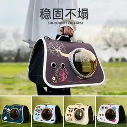 Cat Carriers Transportadora para gatos niosą składaną torbę z crossbody w ręku ramię