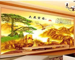 Tapety Wellyu niestandardowa tapeta papel de parede światowej klasy sceneria Great Wall Fondo Pantalla Personizado carta da parati