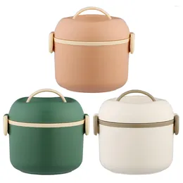 Dinnerware Insulated Lunch Bag Warmer Thermal Box Vacuum Long Bucket Thermische Lunchbox Stainless Steel