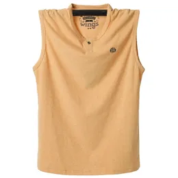 Tanktops Männer Herren schwitzen Big Yards Männer Westen Sommer bequem bequemer, super großes ärmellose Baumwollunterhemd plus Größe 6xl 240321