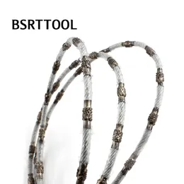 BSRTTOOL 2.2/4.0mm Diamond Wire Cutting Mining Rope Saw Metal Wood Stone Cutting Wire For Cutting Machine 1m/5m