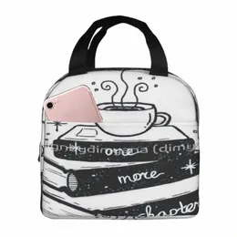 one More Chapter Lunch Tote Lunch Bag Thermo Ctainer Lunch Box Thermal B1GI#
