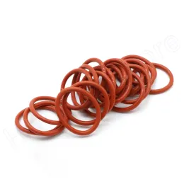 Rondella di o-ring vmq di grado alimentare OD 40-80 mm Gesto anello di silicone rosso CS 4 mm impermeabile e isolato