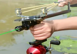 Estilingas de pesca poderosas, haste reta telescópica, catapulta a laser, peças de isca, carretel de pesca, ferramentas de pesca 8199559