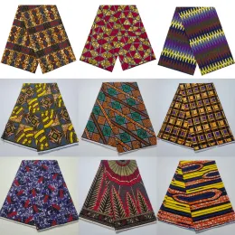 Coffeeware Wax Tissu Africain Coton Patchwork Stoff 2022 Hochwertiger afrikanischer Stoff Wachsdruck Baumwolle Ankara Stoff Nähmaterial 6yard