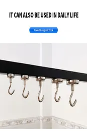 Starker Neodym-Magnet-Aufhänger, Aufbewahrung für Werkzeugtasche, Handtuch, Schlüssel, Haustür-Organizer ED16ED42, Saugnapf-Wandhaken, 10 Stück, 76487713