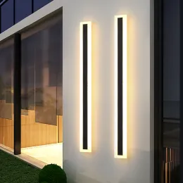 Waterproof Long Wall LED Outdoor IP65 Modern Style Garden Landscape Village Villa Balcony Lamp Power 85-265V Adjustable Light