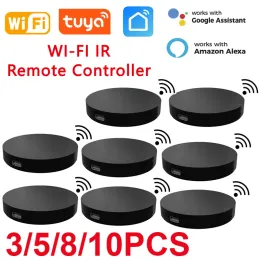 Control Smart Wifi IR Universal Remote Control With Tuya And Smart Life Home Remote For Air Conditioner TV DVD Via Alexa Google Home