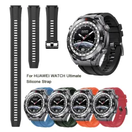 Заменная полоса для Huawei Watch Ultimate Strap Silicone Bristand Bracelet для Huawei Ultimate Smart Watch Band Correa Belt