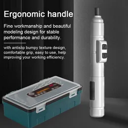 Mini Electric Screwdriver Metal Bits Set Multifunctional Screwdrivers Repairing Tool Kit Screw Driver for Mobilephones Computers