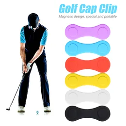 Silikon Golf Hat Clip Ball Marker Holder med stark magnetisk fäst vid din Pocket Edge Belt Clothes Gift Golf Accessories Ny