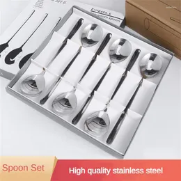 Spoons Spoon Gift Box Boxed Anti-rust Tenacity Thicken Set Combination Home Supplies Premium Quality Tableware Ladle