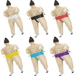 Crianças criança sumo traje inflável engraçado vestido gordo ternos para halloween purim cosplay festa bonito desempenho menino menina 240328