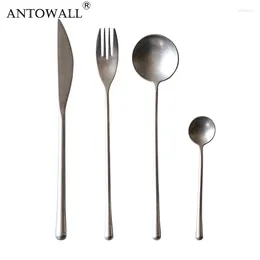 Zestawy sztućców Antowall 4PCS/SET WYSOKIE SLICKA ORYGINALNY SIĘ STATKI STEALE