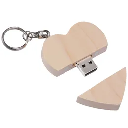 Unidad Flash USB 2,0 de Madera, Pendrive de 4GB, 16 GB, 32 GB, 64 GB, 128 GB, Capacidad 100% real, Regalos de Boda