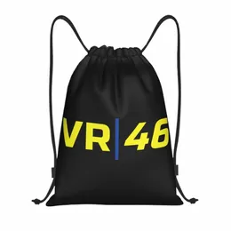 Rossi DrawString Backpack 여성 남성 스포츠 체육관 Sackpack 접이식 훈련 가방 자루 B92Q#