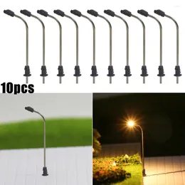 Decorações de jardim luz de estrada rua led modelo peças plataforma 12-16v série resistores layout de construção 10pcs 10x 1: 200-1: 220 durável