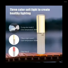 Night Lights Portable Camping Light Folding Lamp USB Rechargeable Stepless Dimming Hanging Lantern For Outdoor Emergency Hiking Tent