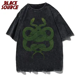 Gotik Dark Street Kadın T-Shirts Japon çizgi film baskısı kısa kollu tişört punk harajuku ulzzang gevşek y2k kıyafetler 240320