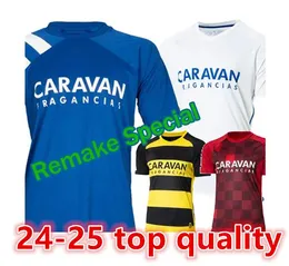 2023 24 Real Zaragoza Soccer Jerseys Special-Edition Negredo Camisetas de Futbol Lozano Alex Bermejo Cala Camiseta 23 24 Men Kid Kit Sobrino Cadiz Football Shirts66