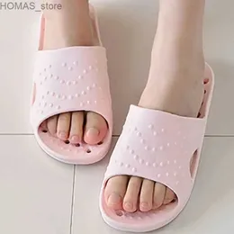 Sapatos em casa Bebealy Shower chinelos para mulheres e homens Cloud Bath Bath Slippers 2023 Bath Pool não deslizamento de secagem rápida SLIDES SOLE