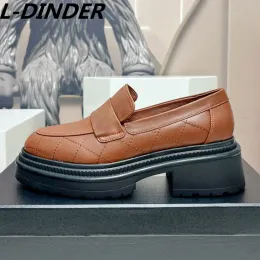 Mocassins Novos Mulheres Momanes Round dedo do dedo do pé