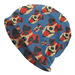 Berets Jack Russell Terrier Cute Dog Skullies Beanies Hat Disual Men Women Caps Caps Warm Dark Dual-Use محاكمة