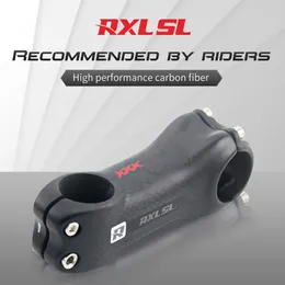 RXL SL Road Bicycle Stem 3K Matte Mtb Handlebar Stems 617 Degree 708090100110120130 Carbon Fiber Cycling Bike 240325