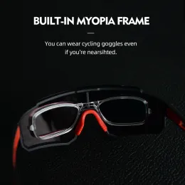 Thinkrider Bisiklet Gözlükleri Fotokromik Polarize Gözlük Bisiklet Spor Polaroid Güneş Gözlüğü Yol Mtb Myopic Lens ile Yürüyüş