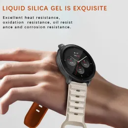 20mm Watch Strap For Samsung Galaxy Watch 4 5 6 Amazfit GTR High Quality Silicone Wrist Band 22mm för Huawei Watch 4/3/GT2/3 Pro