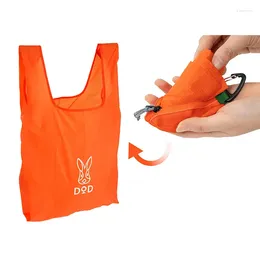 Borse portaoggetti Borsa per la spesa pieghevole in nylon creativo carota Borsa portatile da viaggio impermeabile riutilizzabile