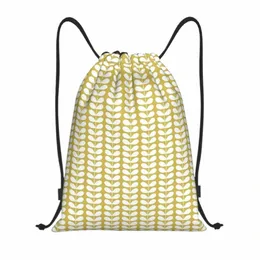 custom Tiny Stem Zest Orla Kiely Pattern Drawstring Backpack Bags Men Women Lightweight Gym Sports Sackpack Sacks for Shop u9xj#