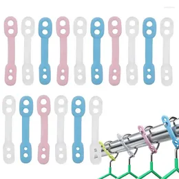Cabides à prova de vento fivela de cabide de roupas 20 pçs antiderrapante ajustável fixo durável suprimentos de lavanderia cintas de fixação