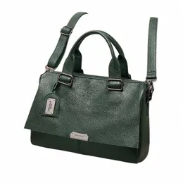 nuova borsa di design di lusso di grande capacità per le donne Pillow Bost Borse con manico superiore Borsa a tracolla in pelle da donna Menger Verde B8Am #