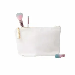 100pcs Travel Small Cott Linen Christmas Cosmetic Bolsa Impermeável W Private Label Makeup Bag X8er #