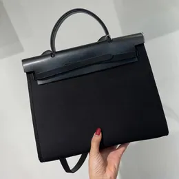 Borsa a mano di grande capacità Borsa di design Borsa Borsa di moda da donna da tiro reale Borsa a forma di casa Borse di lusso Tote bag Tela in pelle di alta qualità la tote bag