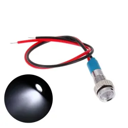 1pc 6 mm LED -Metallantriebslicht -Signallampe 3V 5V 6 V 9 V 12 V 24 V 220 V wasserdicht