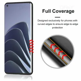 OnePlus 10 Pro Full Coverage UV Screen Protector OnePlus 7 7T 8 9 Pro Tempered Glass Film 용 Dfeiy UV Glass