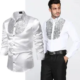 Scena noszona eleganckie latynoskie bluzki ćwicz ubrania do męskiej koszule cha bawełniana koszula męskie konkurencyjne noszenia ślubne