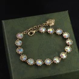 Designer Bracelet Colorful Diamond Earrings and Bracelet Tiger Pendant Bracelet G Jewelry Gift Charm Bracelets