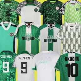 24 25 Okocha Nigeria Soccer Maglie da calcio Puls Dimensione 3xl 4xl Maillot de Foot Okechukwu IGHALO AHMED Musa Ndidi Mikel Iheanacho Shirt calcistici Nigerian Away Men Green Nuovi nuovi