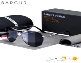 Solglasögon Barcur Pochromic High Quality Men Brand Designer Polariserade solglasögon Kör Mens UV4009753850