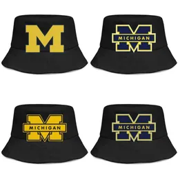 Michigan Wolverines Football Logo dla mężczyzn i kobiet Buckethat Custom Cute Bucket Baseballcap Mesh Logo9170432