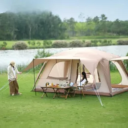 Zelte und Schutzhütten Multi -Zelt im Freien Camping Halbberg ein Schlafzimmer Wohnzimmer über Nacht professioneller Sonnenregenschutzschutz