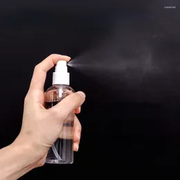 Bottiglie di stoccaggio 5pcs atomizzatore di bottle di plastica trasparente 10 ml/30 ml/50 ml/60 ml/100 ml di viaggio ricaricabile Vuoto piccolo spray tossico